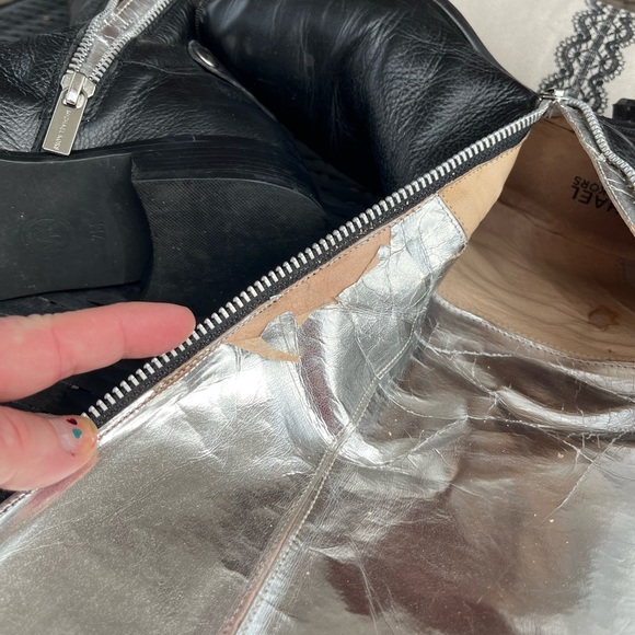 Black Michael Kors Riding Boots - Picture 11 of 12